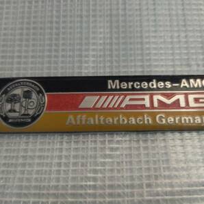【送料無料】Mercedes-AMG エンブレムプレート 縦2.5cm×横10.2㎝ メルセデスベンツ の画像1