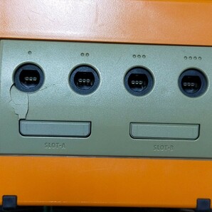 ゲームキューブ オレンジ 本体 ACアダプタ AVケーブル ポケモンボックス の画像3