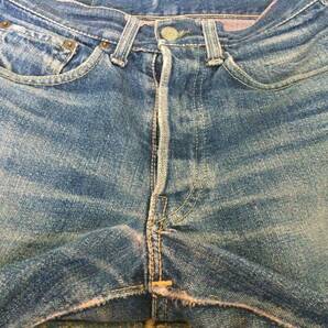 60'sリーバイスLevi's 503BXX ギャラ入り デニムパンツ W27/検501xx Big E激レア701ヴィンテージデニム504ZXX 鬼ヒゲ506xx蜂の巣70505濃紺の画像5