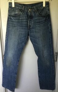 美品◎リーバイスLevi's 501 ヒゲ落ち　W29L32ジーンズ /検USA製ヴィンテージ505米国製511蜂の巣Big E濃紺502良品606デニムパンツ 鬼ヒゲ