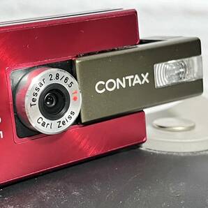 【美品】コンタックス i4R レッド 京セラ CONTAX デジタルカメラ コンパクトの画像7