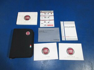 FIAT Fiat 500 owner manual manual owner's manual vehicle inspection certificate case inserting thing 2010/9(K
