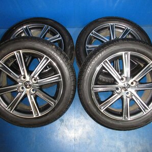 美品 トヨタ 純正 タイヤホイール 4本 アルミ 16×5.5J +45 4H PCD100 185/55R16 残り溝 6mm 2020年製 カローラ フィールダー 中古品 (Kの画像1