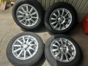 【2022年製】【4本】165/70R14 １４×５．５Ｊ ４穴 １００ ＋４２ グッドイヤー　ラジアル　ＥｆｆｉｅｃｉｅｎｔＧｒｉｐＥｃｏ 