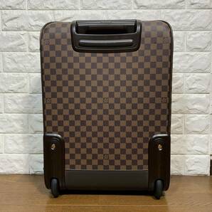 Louis Vuitton LV ルイヴィトン N23294 ダミエエベヌ ペガス50 スーツケース キャリーケース トランクケース トラベルバッグ 旅行鞄 2輪の画像2