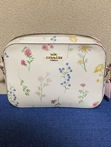 【送料無料】 コーチ （COACH）お花ショルダーバッグ_画像4