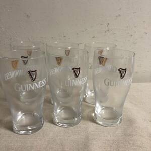 【新品未使用】6個セット ギネス パイントグラス GUINNESS コップ　ガラス　ビールグラス 