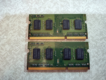 送料185円 sumsung DDR3 1333MHz PC3-10600s 204Pin SODIMM (2GB×2枚)計4GB ノートPC用メモリ_画像2