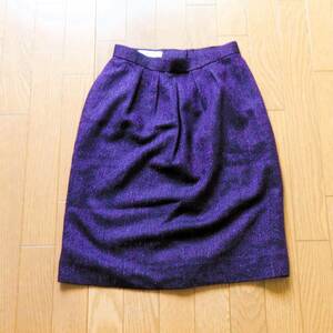  beautiful goods CHRISTIAN DIOR Christian Dior skirt M black × purple 