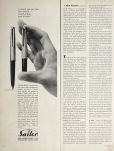 稀少・広告！1964年セーラー万年筆広告/Sailor Mini Pen/文房具/Ｄ