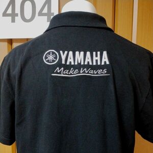 YAMAHA　MUSIC半袖ポロシャツM　黒　Make Waves INTERNATIONAL HIGHLIGHT CONCERT