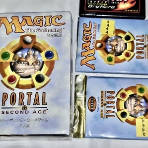 MTG マジックザギャザリング ポータル セカンドエイジ バラ約62＋土地48枚 日本語版 MAGIC The Gathering PORTAL SECONDの画像1