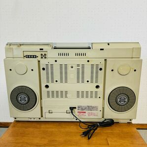 ● SHARP シャープ VZ-V2 ラジカセ レコード 両面演奏ポータブルステレオ 現状出品の画像3