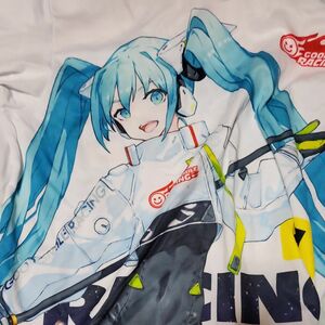 レーシングミクフルグラフィックtシャツ二種LとLLサイズ