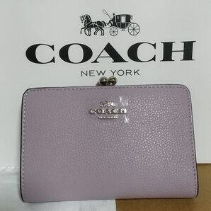 COACH 二つ折り財布 がま口 財布