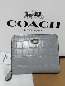 ラスト1点！COACH 2つ折り財布 クロコダイル