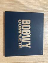 美品　BOOWY COMPLETE CD BOX 黒 1991年初回限定オリジナル・コンプリート 帯有・缶バッチ（非売品）保管状態良　_画像3