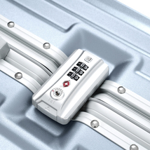 スーツケース Lサイズ アルミ ストッパー付き USBポート カップホルダー キャリーケース キャリーバッグ アルミフレーム 7日~14日 超軽量_画像5