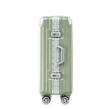 スーツケース Lサイズ アルミ ストッパー付き USBポート カップホルダー キャリーケース アルミフレーム 7日~14日 大容量 超軽量 おしゃれ_画像8