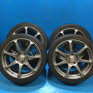 YOKOHAMA AVS MODEL T7　BRIDGESTONE POTENZA RE71RS 215 40 17 4本セット