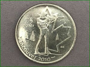 カナダ 2010年 バンクーバーオリンピック 25セント バイアスロン