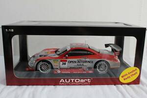 オートアート 1/18★2006 Super GT Open Interface TOM’S SC430 #36 ／ オープンインタフェース トムス SC430★おまけ：保管用透明ケース