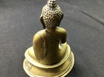 S6153【仏像 】密教 真鍮 中国 古玩 仏教美術 古美術 置物 _画像3