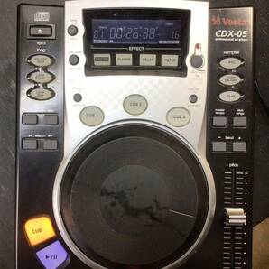 S8114【ベスタクス】Vestax CDX-05 CDJ DJ機器 2011年製 アダプター付き 動作品の画像9