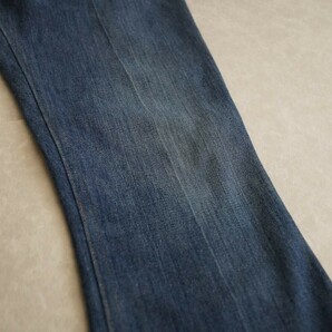 珍品 レア 70S Levi's 22145-5516 14番 ベルボトム フレアジーンズ USA製 66後期 オレンジタブ ヒゲ ビンテージ 506XX 507XX 557XX の画像9