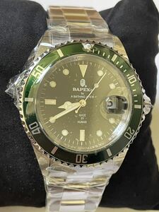 Bape BapexサルマリーナType1 新品未使用ROLEXタイプ