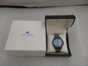 【CASIO　OCEANUS】カシオ　オシアナス　OCW-G1200-2AJF　メンズ腕時計　シルバー×ライトブルー　SY02-CEK