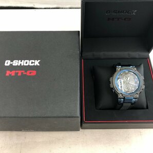 【CASIO G-SHOCK】カシオジーショック MT-GMTGーB1000XBー1AJF 腕時計 ブラック×ブルー SY02-EUXの画像1