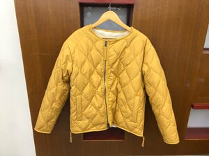 [SHIPS TAION] Ships ta ion Lady's boa quilting down jacket Camel yellow M size SY02-E7T