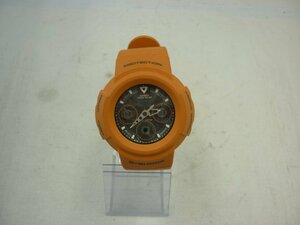 【CASIO　G-SHOCK】カシオ　ジーショック　タフソーラー　AWG-500BJ-4AJ　メンズ腕時計　オレンジ　SY02-DCI