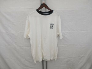 【TOMMY　HILFIGER】トミーヒルフィガー　ショートスリーブシャツ　ホワイト　Mサイズ　SY02-BLC