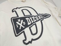 【DIESEL】ディーゼル　メンズ　ショートスリーブカットソー　ホワイト　Lサイズ　SY02-BKZ_画像4