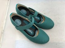 【Re：getA】リゲッタ　レディス　ワンベルト　ウォーキングパンプス　ターコイズグリーン　合成繊維　S（約22～22.5cm）　SY02-EAA_画像9