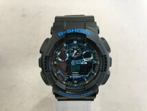 【CASIO　G-SHOCK】カシオジーショック　ワールドタイム　GA-100CB-1AJF　ターコイズ×ブラック　SY02-F1B_画像1