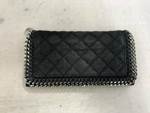 【STELLA McCARTNEY】ステラマッカートニー　二つ折長財布　ブラック　アセテート・ポリエステル　SY02-F3U_画像1