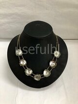 【SWAROVSKI】スワロフスキー　ネックレス　シルバー　レディース　SY01-JF2_画像1