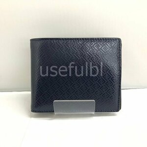【FENDI】フェンディ　二つ折り財布　ズッカ柄　イタリア製　メンズ　SY01-JB3