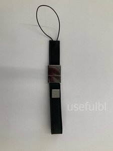 [GUCCI] Gucci strap strap for mobile phone leather leather black black SY02-AD3