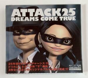 未開封 初回限定盤CD2枚組/DVD ドリカム　ATTACK25 邦楽　