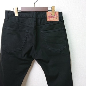 Denime ドゥニーム ブラックデニムパンツ テーパード スリム ジーンズ ストレッチ性 size30 超美品 日本製