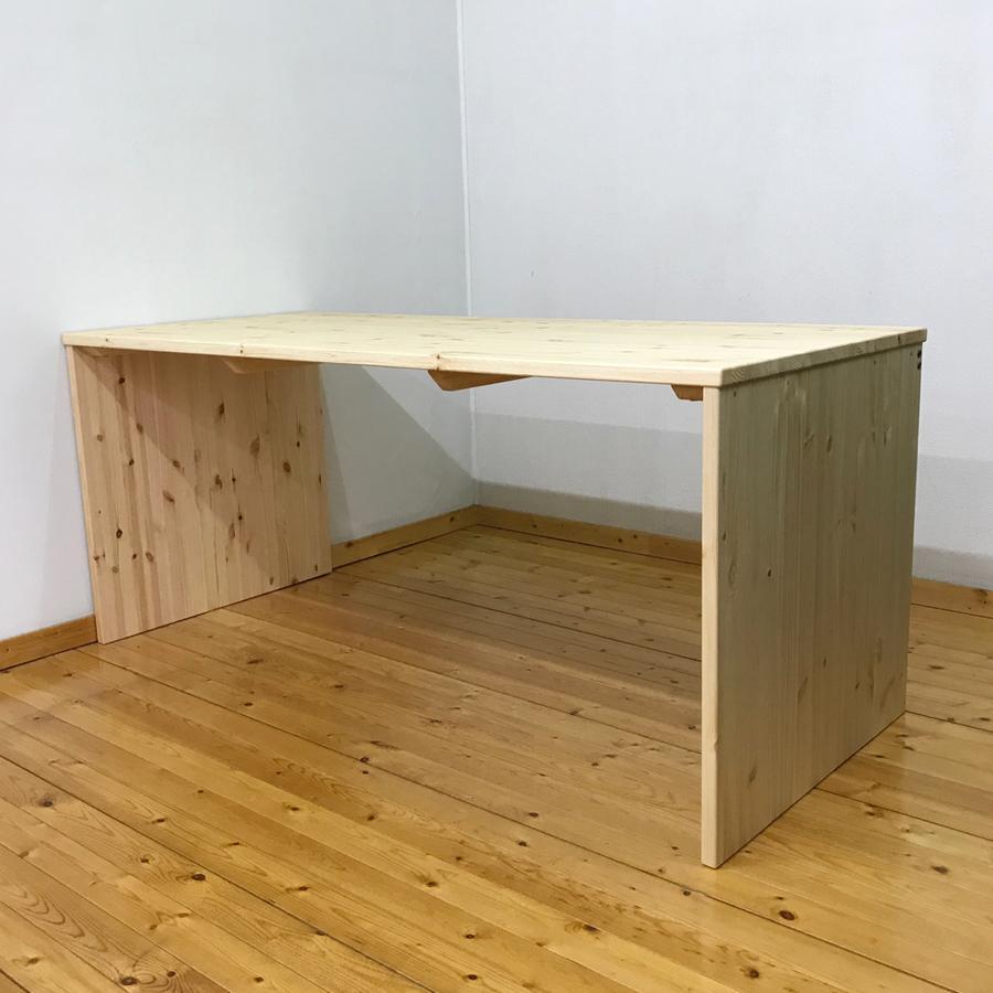 [Shipping not included] Board leg desk (width 120cm x depth 60cm x height 71cm) Scandinavian pine laminated wood table desk dining table workbench, handmade works, furniture, Chair, table, desk
