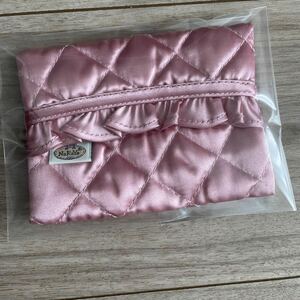 [ Thai nalayaNaRaYa tissue case ] pocket tissue cover pink quilting CA Takarazuka . ribbon back earth production 