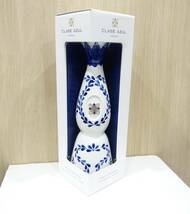 1円～ 未開栓 クラセアスール レポサド 箱付き テキーラ 陶器 750ml 40％ CLASE AZUL REPOSADO メキシコ _画像1