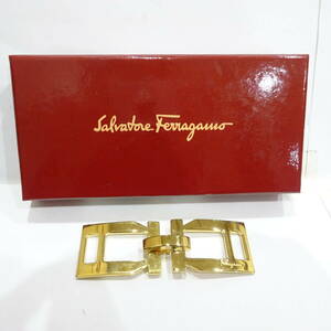 1円～ サルヴァトーレ フェラガモ Salvatore Ferragamo ベルト バックル ゴールドカラー ブランド