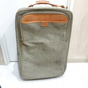 1 jpy ~ hartmann Heart man suitcase Carry case traveling bag trunk tweed leather 