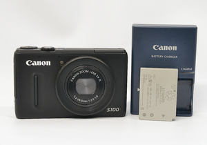 Canon キャノン PowerShot パワーショット S100 ブラック 外観美品 ジャンク品